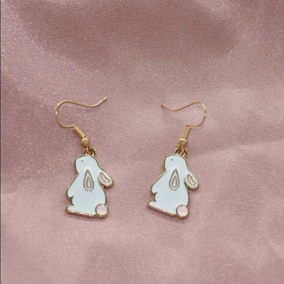 Easter Bunny Earrings - Picture 3 of 3